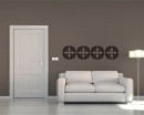 Damask Wall Pattern Decal Modern Vinyl Art Stickers